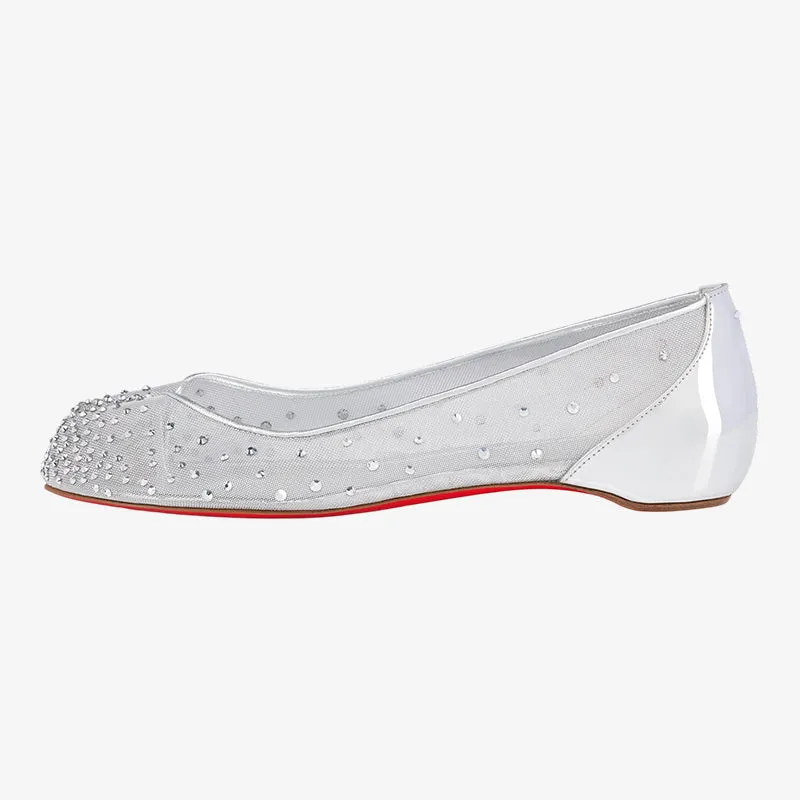 Silver Mesh Split-Toe Flats sold by ArnoConti product image thumbnail 3
