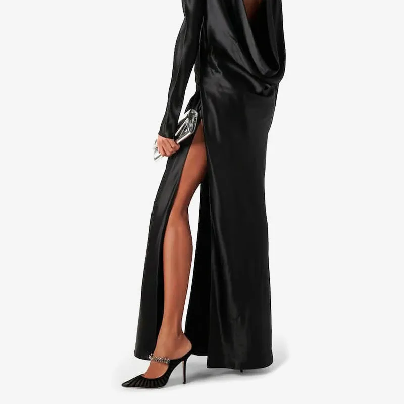 Black Mesh Pointed-Toe Pumps sold by ArnoConti product image thumbnail 3