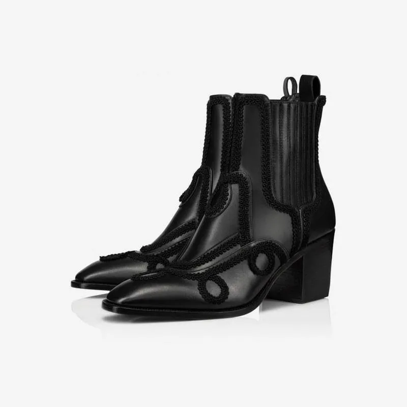 Embroidered Ankle Boots sold by ArnoConti