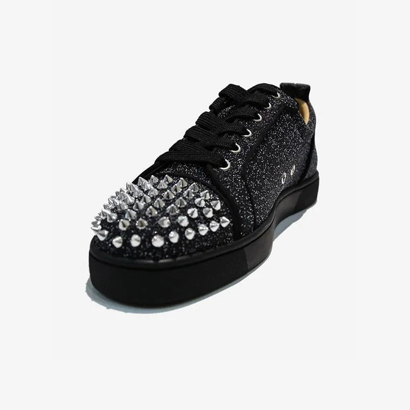 Glitter Rhinestone Sneakers With Spikes sold by ArnoConti product image thumbnail 3
