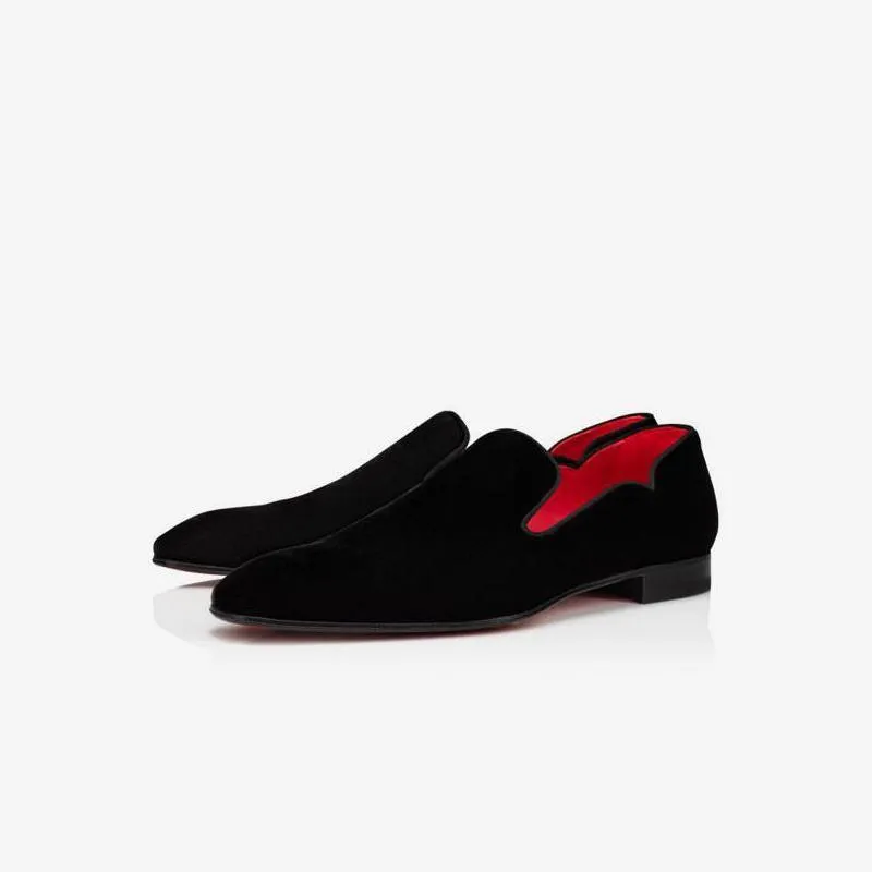 Velvet Loafer Square Toe Slip On made by ArnoConti