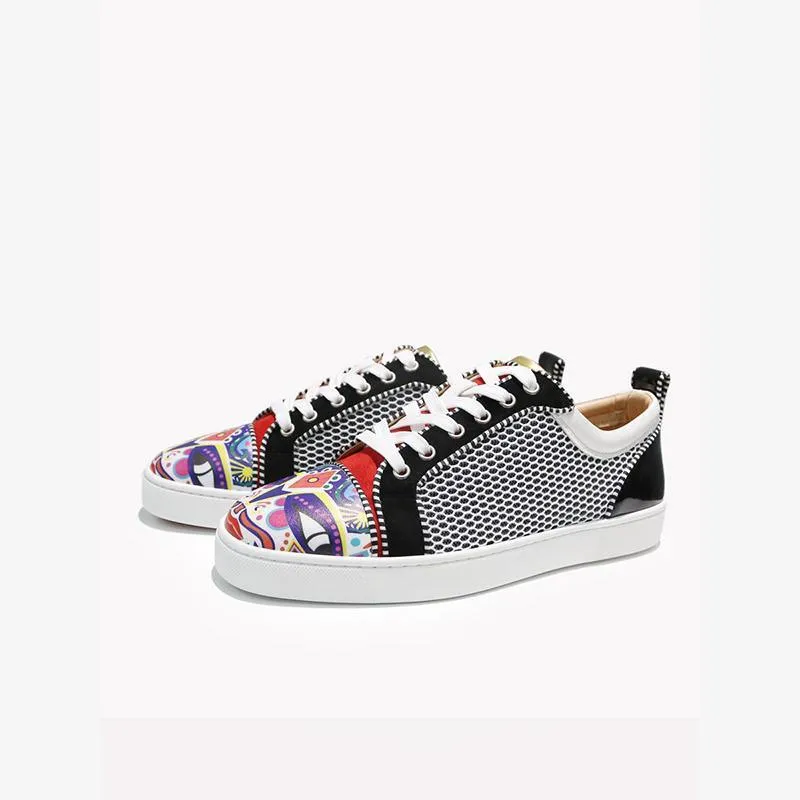 Vibrant Patterned Low-Top Sneakers sold by ArnoConti