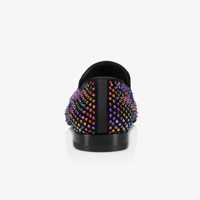 Multicolor Strass Adorned Suede Loafers sold by ArnoConti product image thumbnail 3