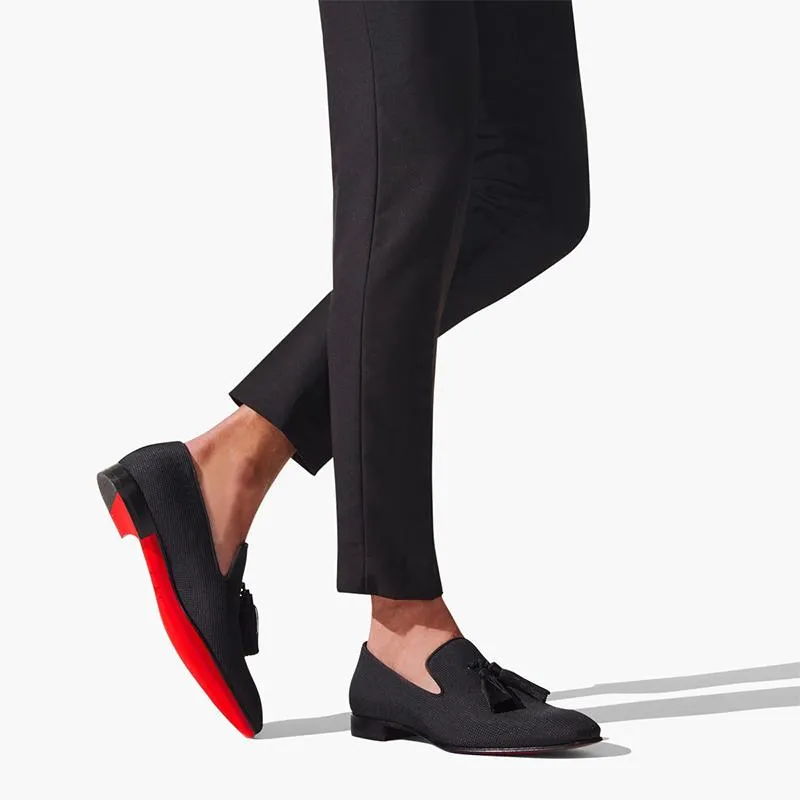 Tassel Fabric Flat Loafers Calf Shoes sold by ArnoConti product image thumbnail 2