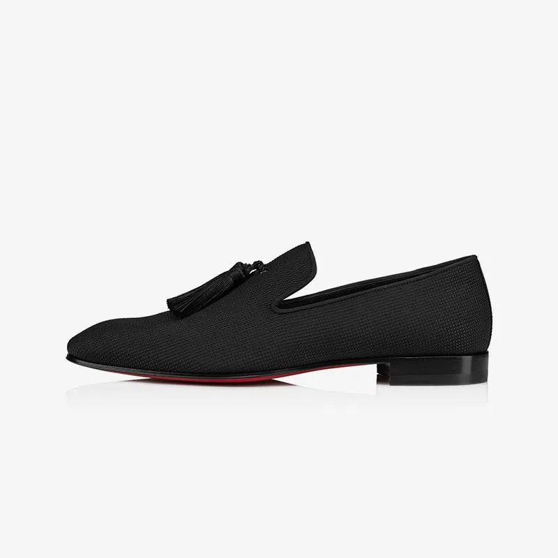 Tassel Fabric Flat Loafers Calf Shoes sold by ArnoConti product image thumbnail 3