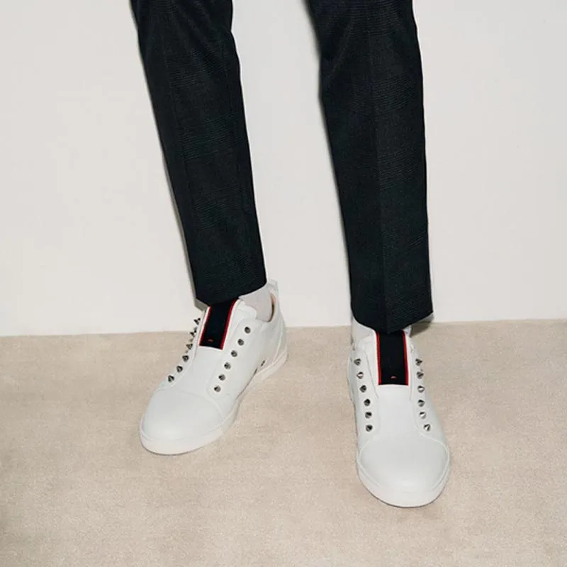 Studded Low-top Leather Sneakers sold by ArnoConti product image thumbnail 2
