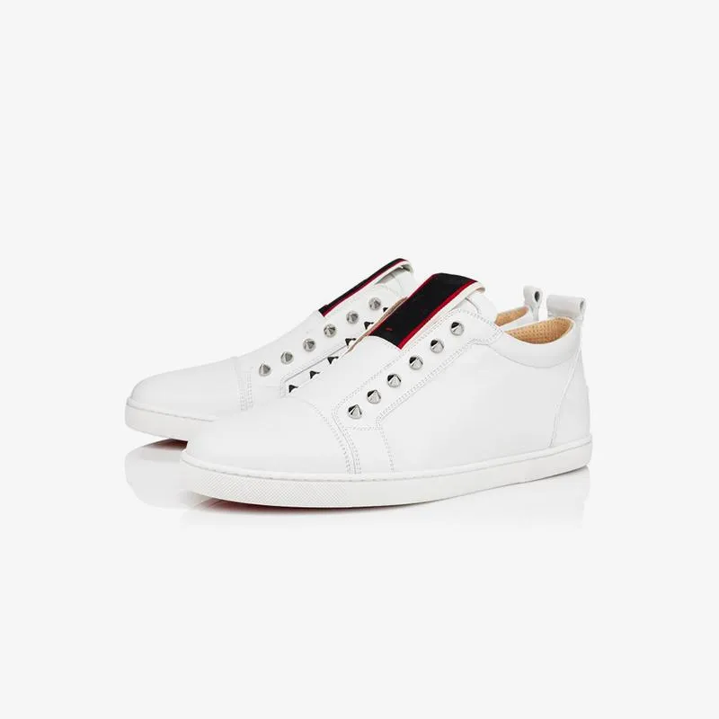 Studded Low-top Leather Sneakers sold by ArnoConti
