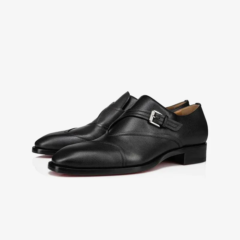 Mens Black Monk Strap Casual loafers sold by ArnoConti