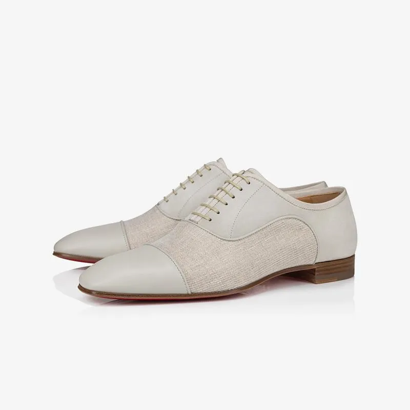 Classic linen Leather Oxford Shoes sold by ArnoConti