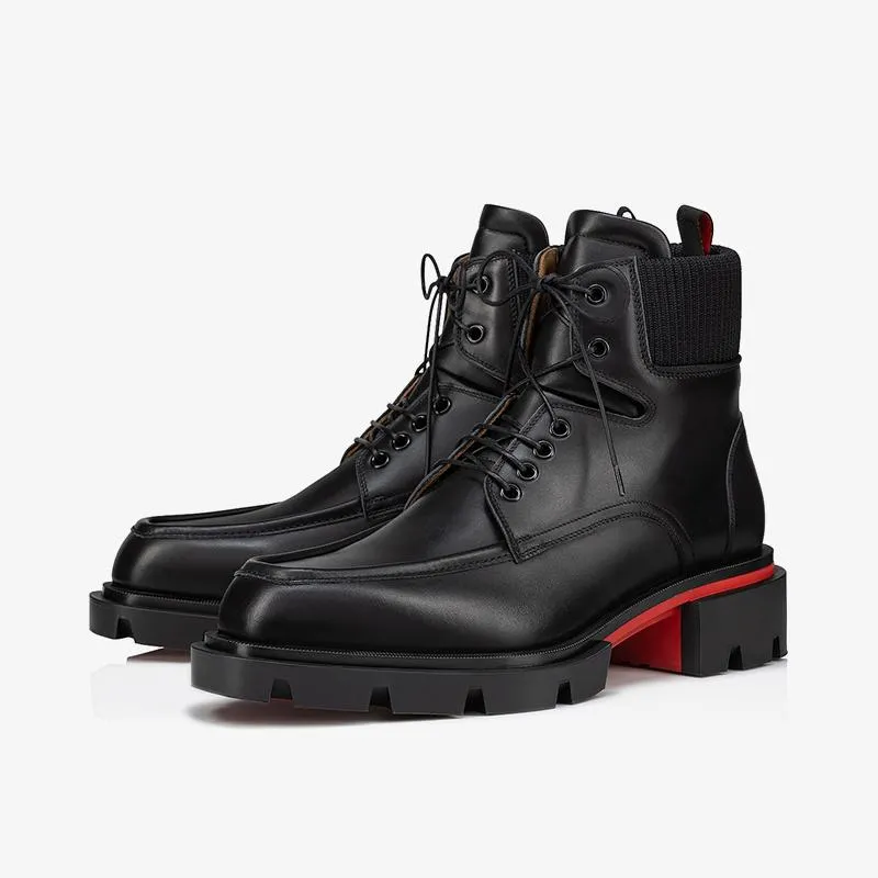 Black Calf Leather Ankle Boot sold by ArnoConti