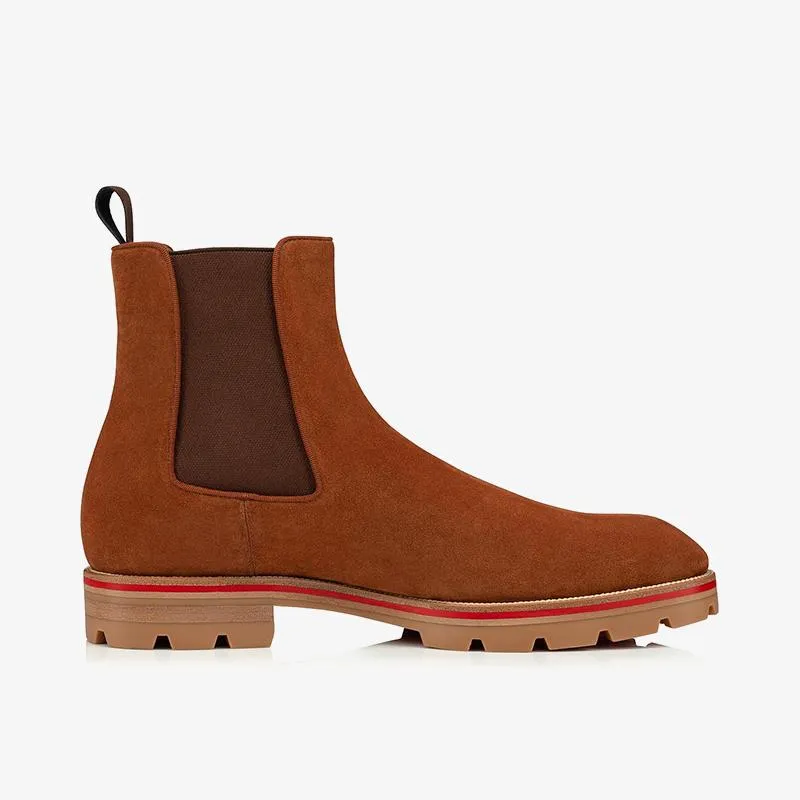 Men's Brown Suede Ankle Boot sold by ArnoConti product image thumbnail 3