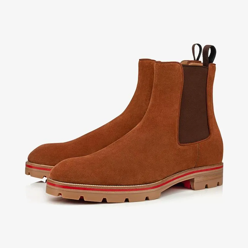 Men's Brown Suede Ankle Boot sold by ArnoConti