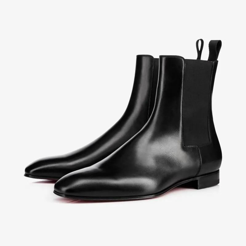 Slim-Fit Black Chelsea Boot sold by ArnoConti