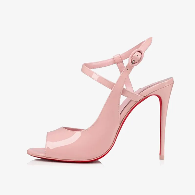 Rosy Pale Pink Patent Leather Stiletto sold by ArnoConti product image thumbnail 2