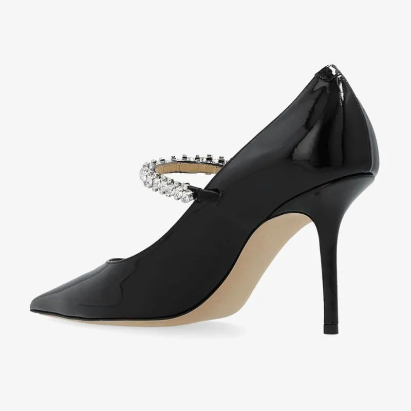 Black Patent Bead Accents Pumps sold by ArnoConti product image thumbnail 4