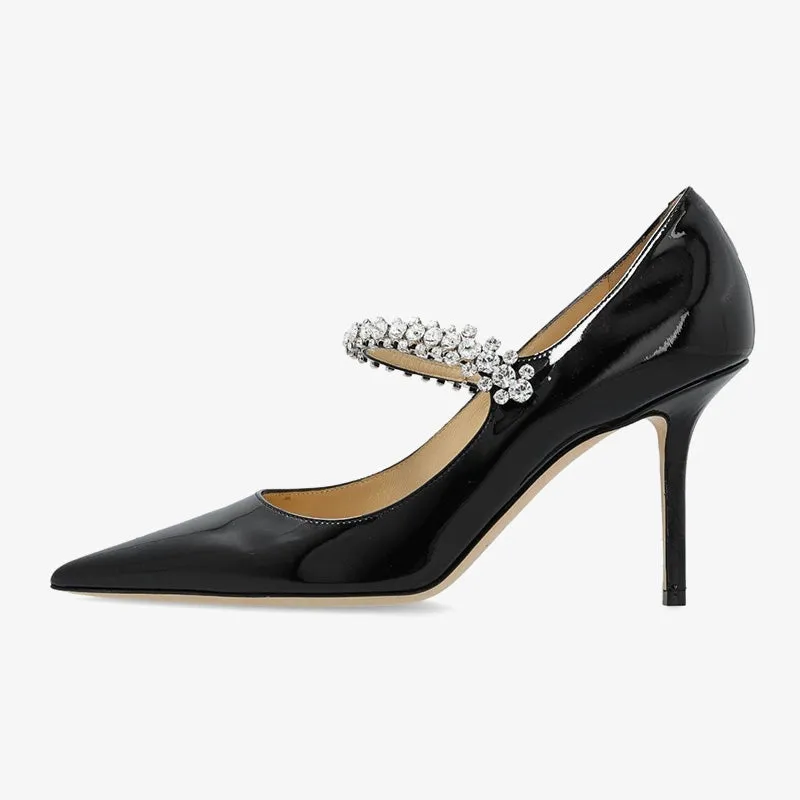 Black Patent Bead Accents Pumps sold by ArnoConti product image thumbnail 3