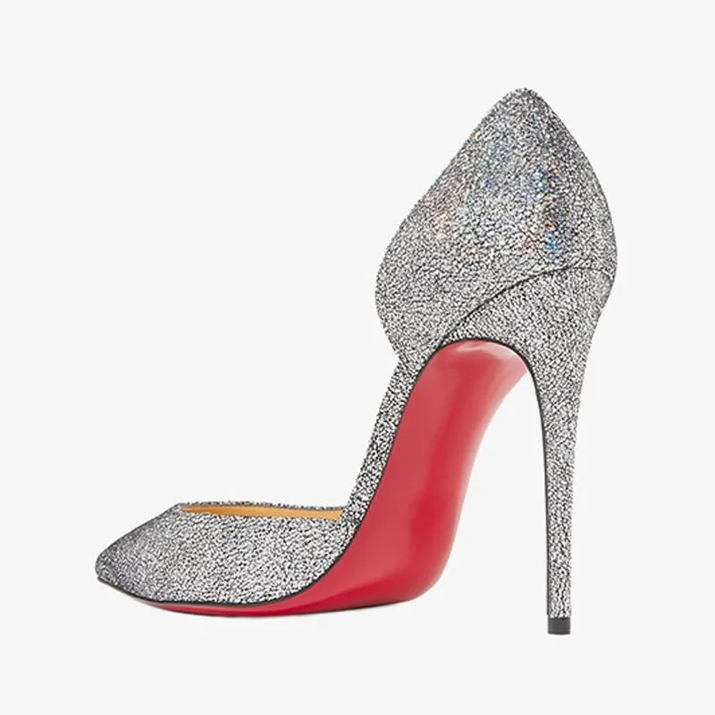 Metallic Coated Leather Pumps sold by ArnoConti product image thumbnail 4