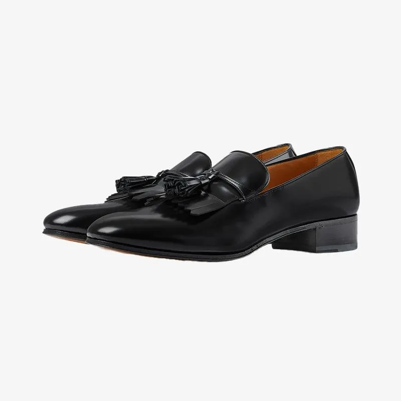 Handcrafted Leather Loafers with Tassel Detail sold by ArnoConti