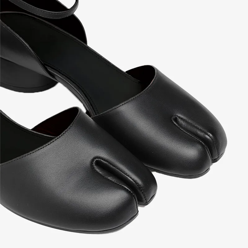 Split-toe Smooth Calf Leather Flats Sandals sold by ArnoConti product image thumbnail 3