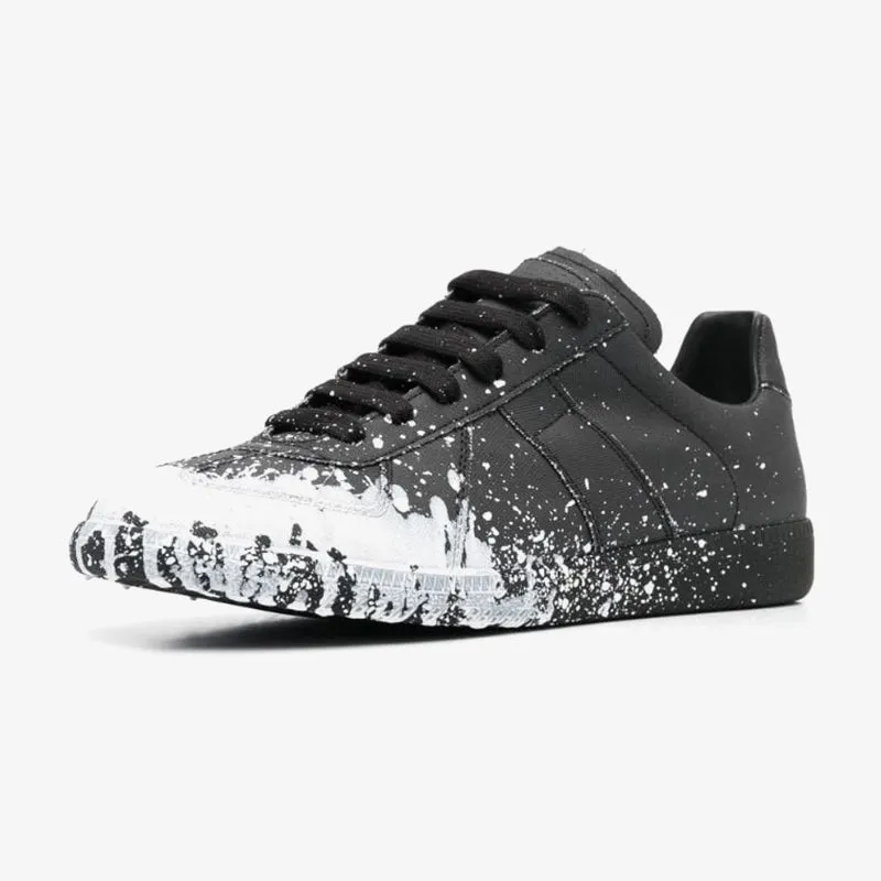 Artistic Paint-Splash Low-Top Sneakers sold by ArnoConti