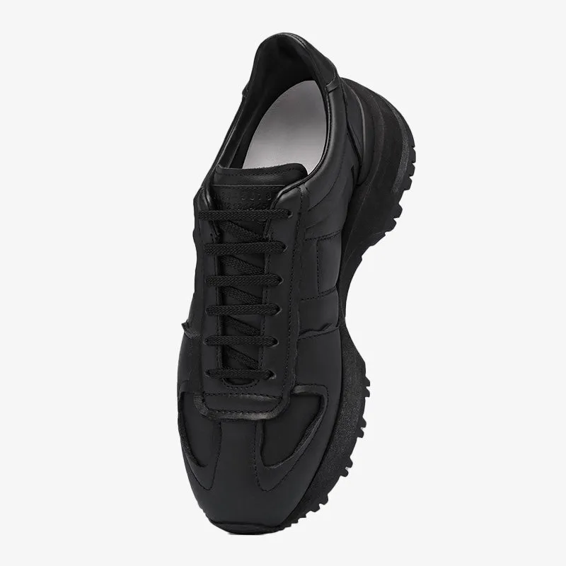 Calfskin Sneakers with Black Layered Sole sold by ArnoConti