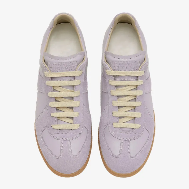 Iconic Purple Leather and Suede Sneakers sold by ArnoConti product image thumbnail 3