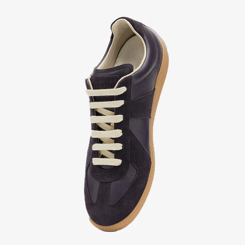 Purple Leather and Suede Sneakers sold by ArnoConti