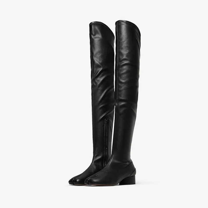 Split-Toe Over-the-Knee Boots Women?ˉs sold by ArnoConti
