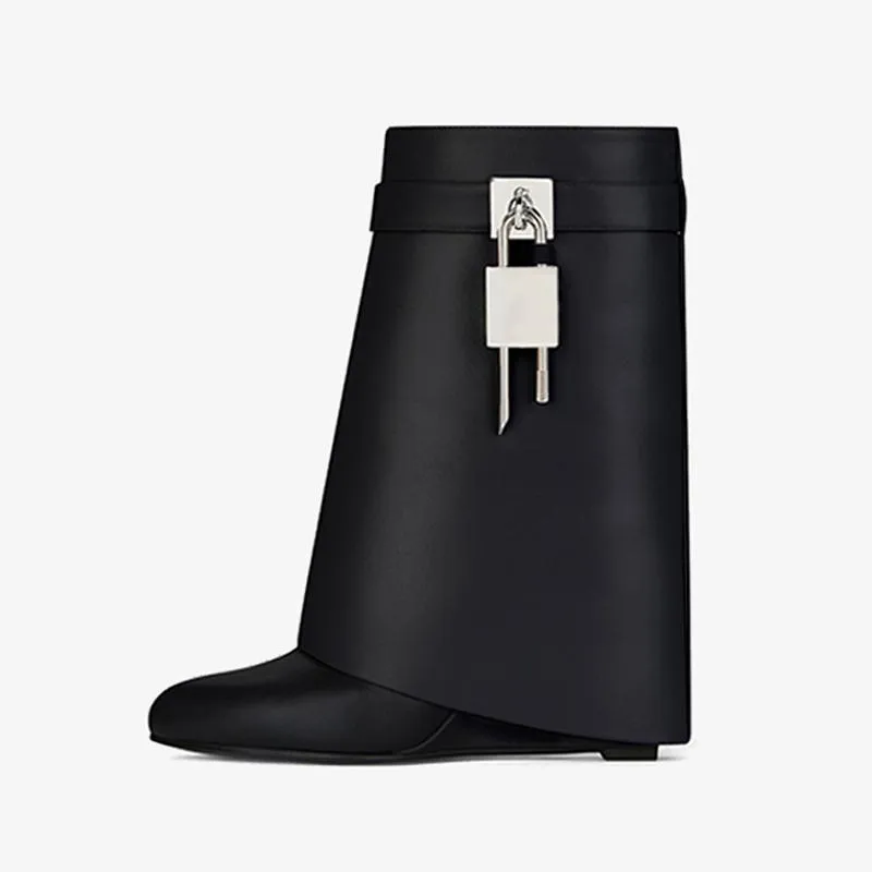 Classic Black Slip-On Ankle Boots sold by ArnoConti