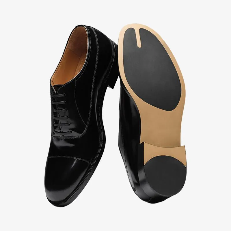 Classic Black Laced Brogue Shoes sold by ArnoConti product image thumbnail 4