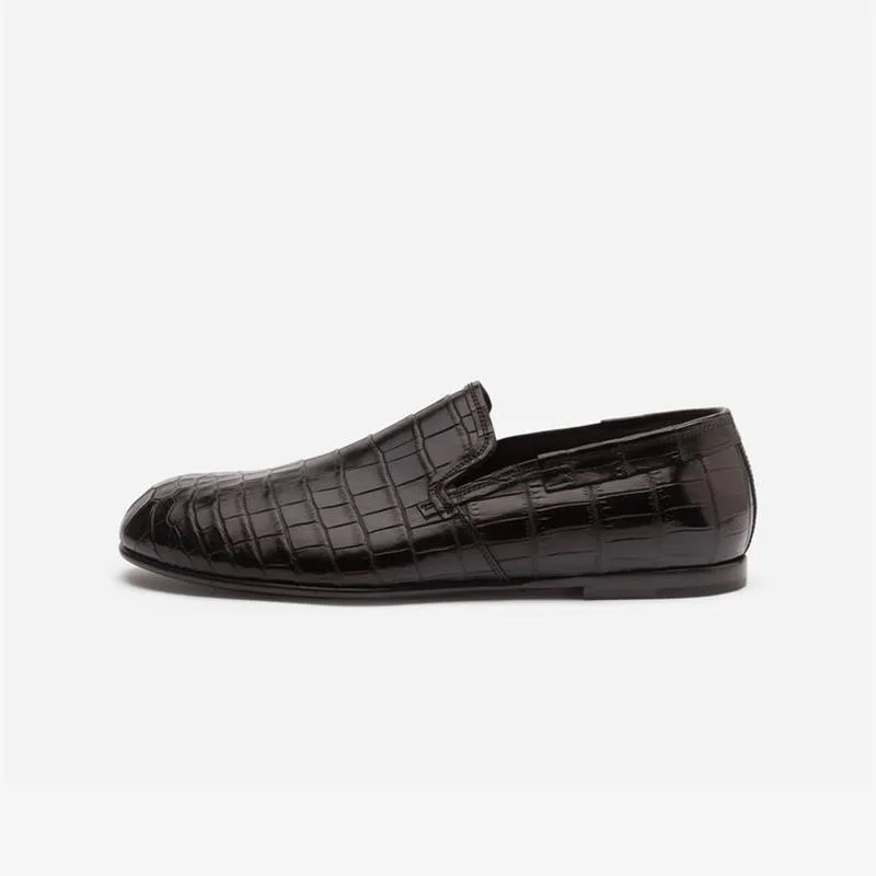Calf Croc-Embossed Loafers Men Slip-on sold by ArnoConti product image thumbnail 2