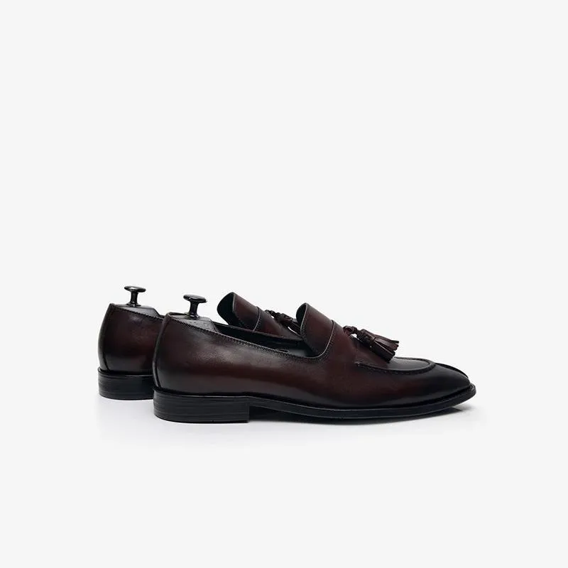 Mens Loafer Cowhide Tassel sold by ArnoConti product image thumbnail 5