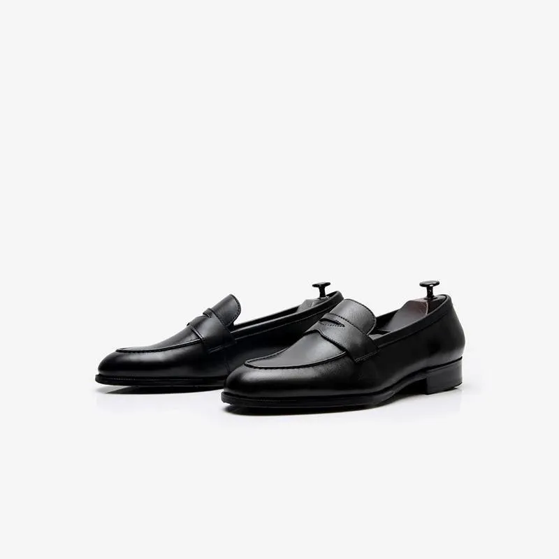Black Round Toe Loafers sold by ArnoConti