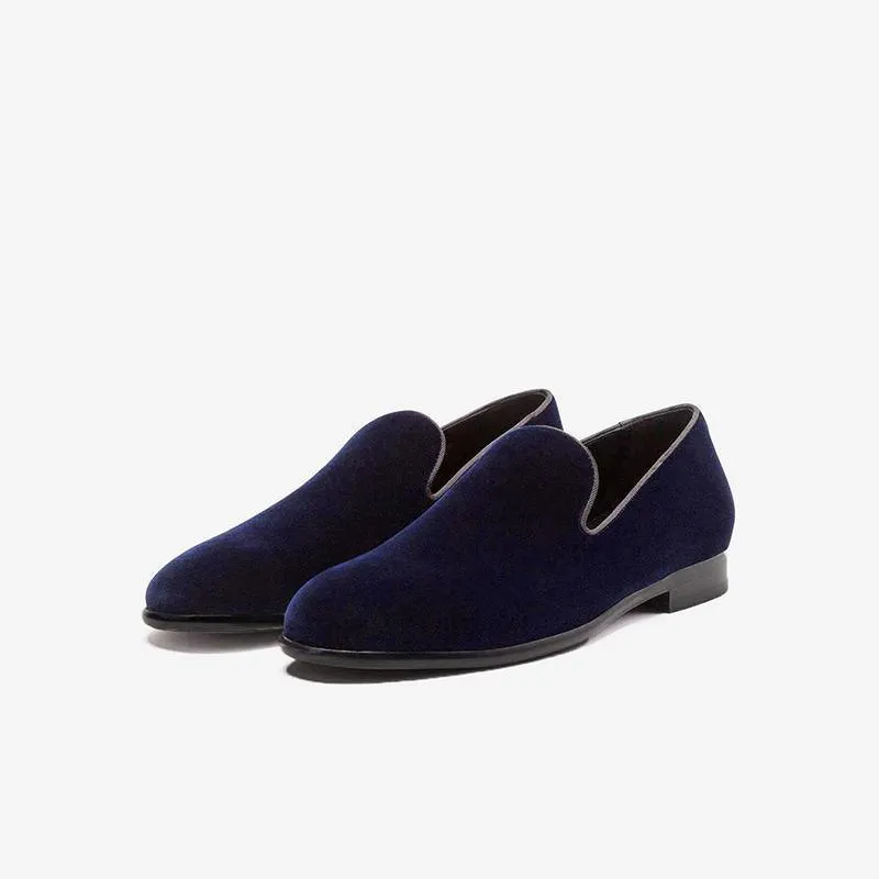 Velvet Slippers Loafers made by ArnoConti