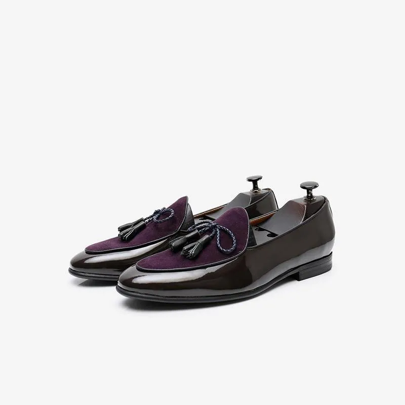 Patent Leather Tassel Loafers sold by ArnoConti