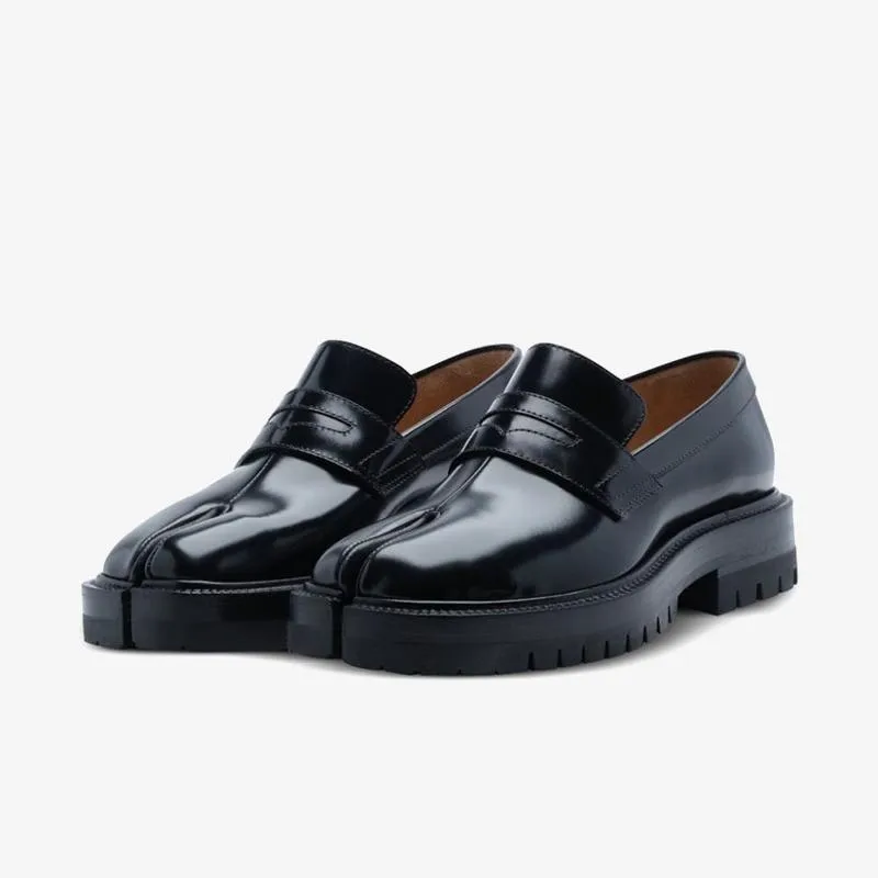 Black Leather Slip-On Loafer Unisex sold by ArnoConti