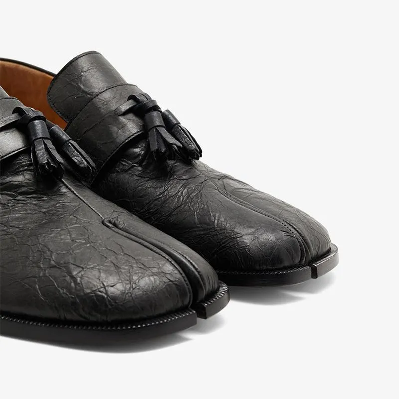 Black Calfskin Tassel Loafers sold by ArnoConti product image thumbnail 3