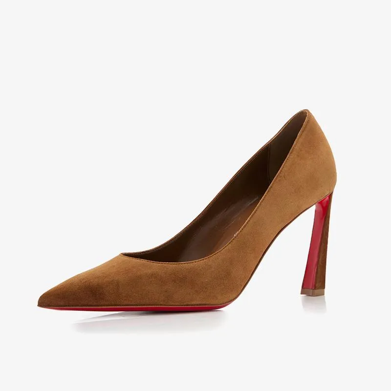 Elegant Suede Stiletto Pumps sold by ArnoConti