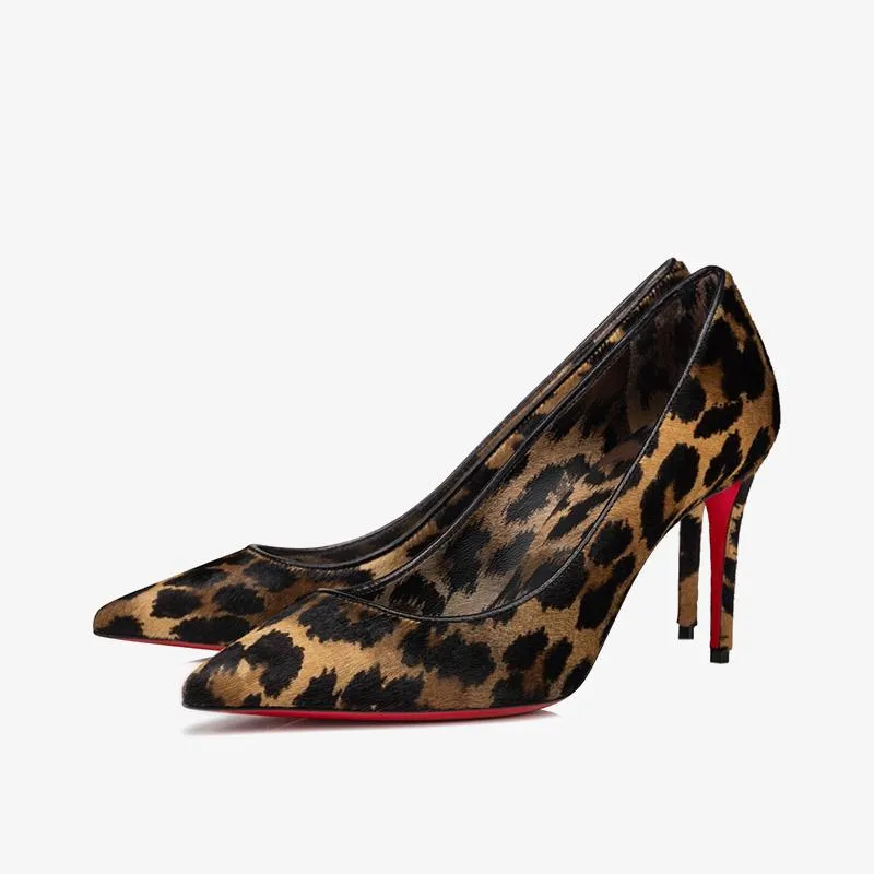 Chic Leopard Pointed Pumps sold by ArnoConti