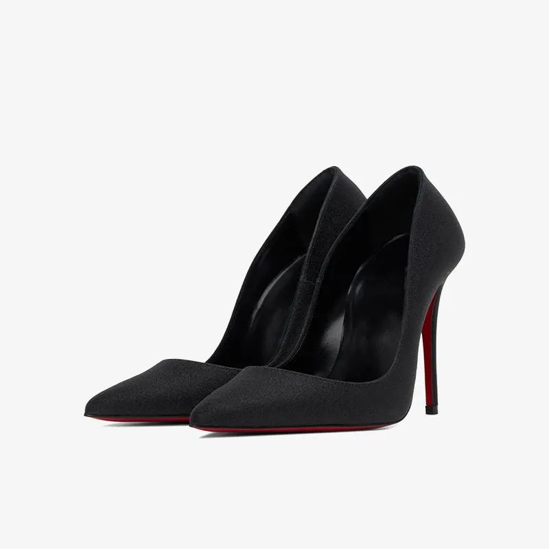 Sparkling Black Stiletto Heels sold by ArnoConti