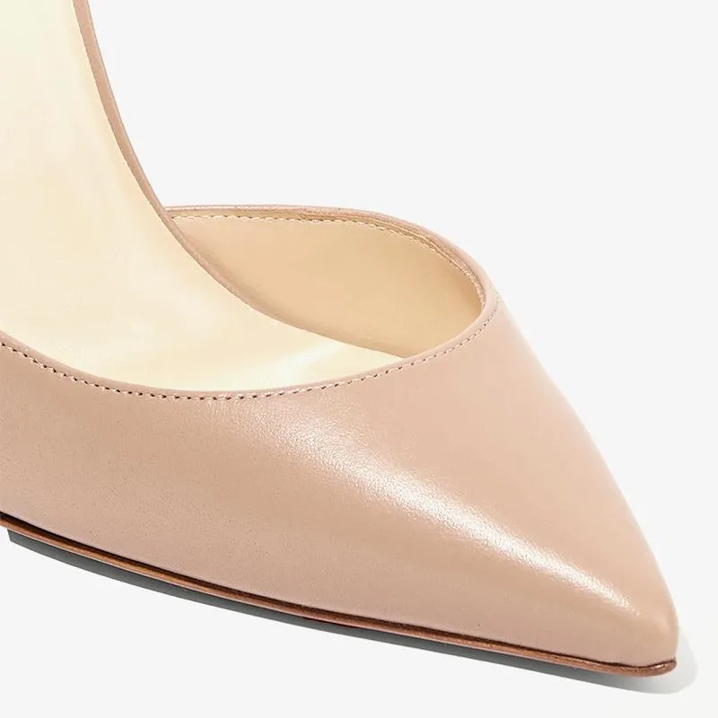 Chic Neutral Pointed Pumps sold by ArnoConti product image thumbnail 4