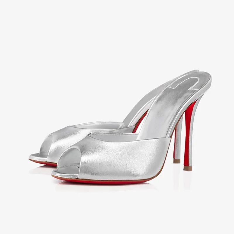Metallic Silver Statement Heels sold by ArnoConti product image thumbnail 5