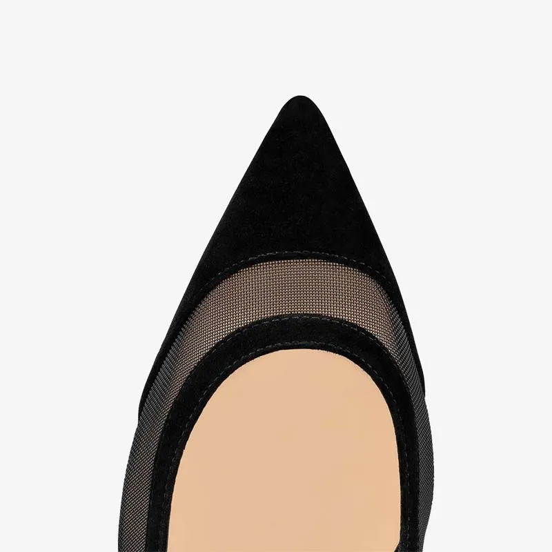 Sleek Pointed Kitten Pumps sold by ArnoConti product image thumbnail 3