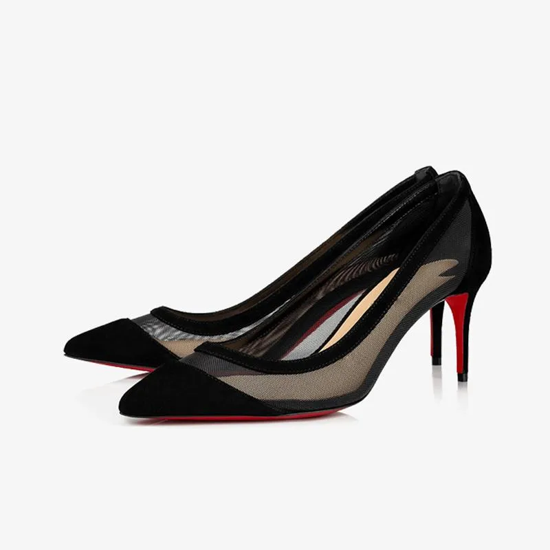 Sleek Pointed Kitten Pumps sold by ArnoConti