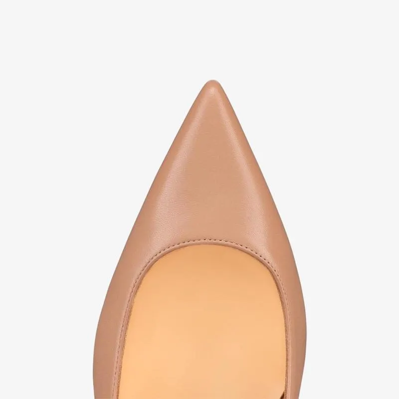 Minimalist Summer Leather Heels sold by ArnoConti product image thumbnail 3