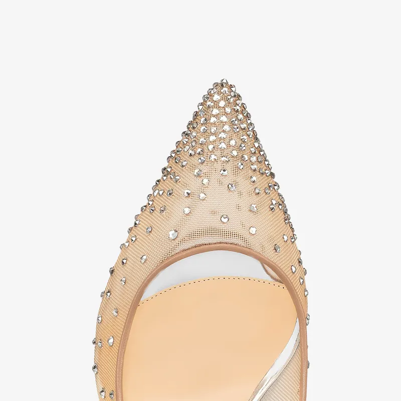 Silver Mesh Strass Pumps sold by ArnoConti product image thumbnail 3