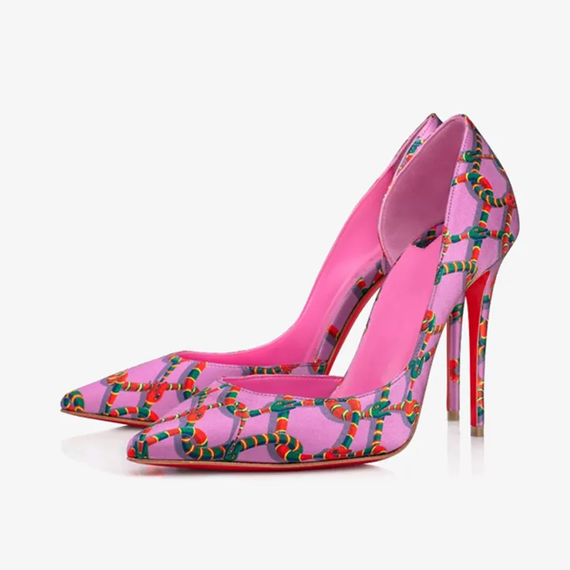 Chic Pink Pointed High Heels sold by ArnoConti