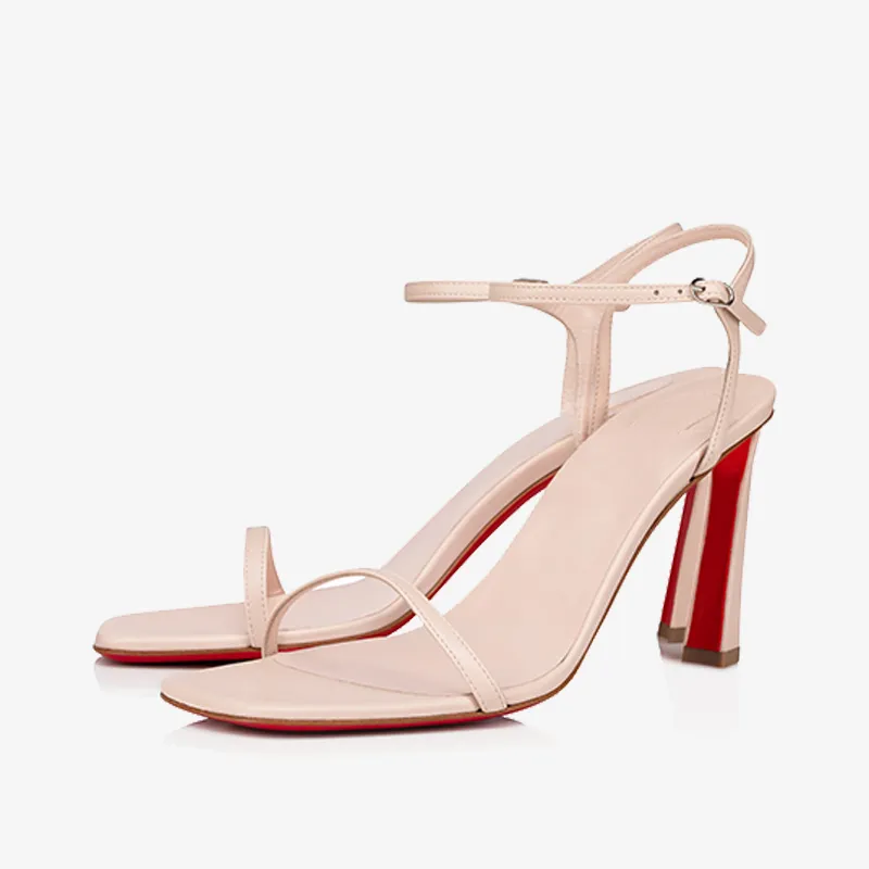 Elegant Beige High Heel Sandals sold by ArnoConti