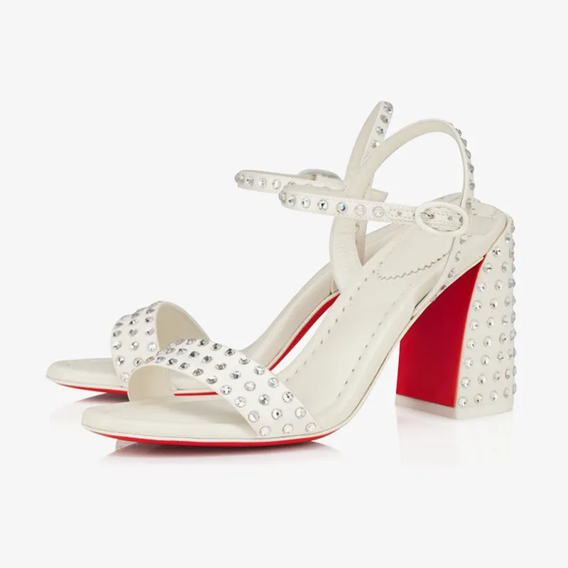 Chic Square-Heel Sandals sold by ArnoConti