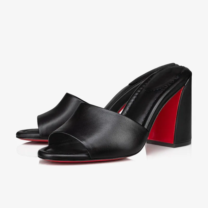 Minimal Black High-Heel Sandals sold by ArnoConti